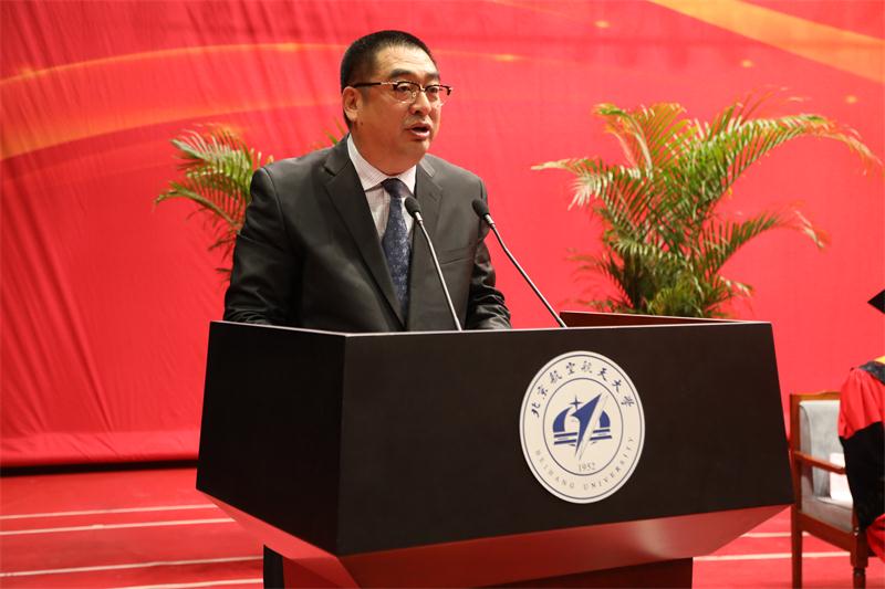 思路决定出路，想法决定干法--开云手机官方版页面洁能董事长边程出席北航2017-2018学年研究生毕业典礼