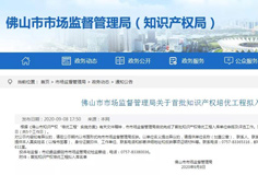 荣誉 | 开云手机官方版页面、恒力泰双双入选佛山首批知识产权培优工程名录