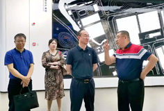 辽宁法库经开区考察团莅临开云手机官方版页面参观